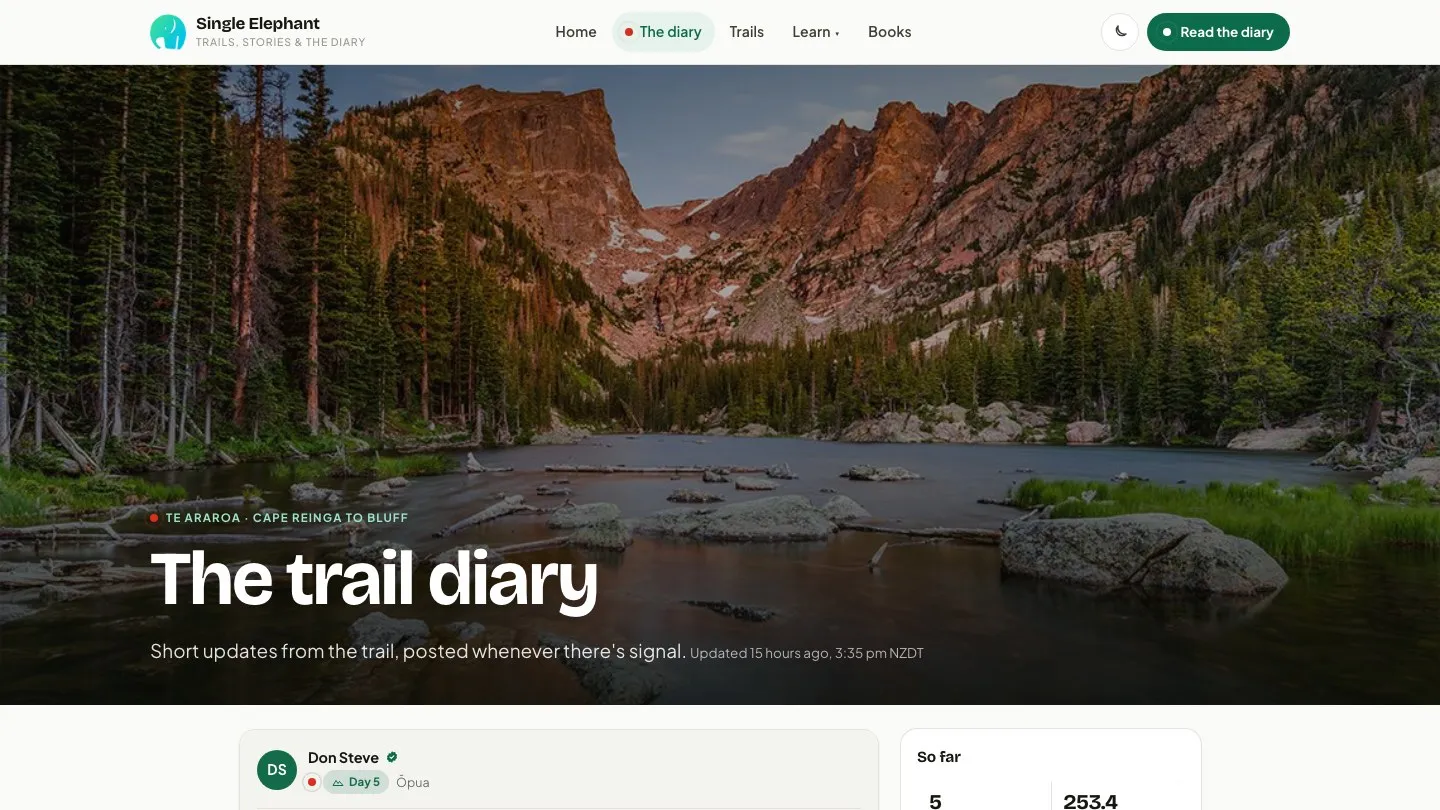 Single Elephant Trail Diary — image 7